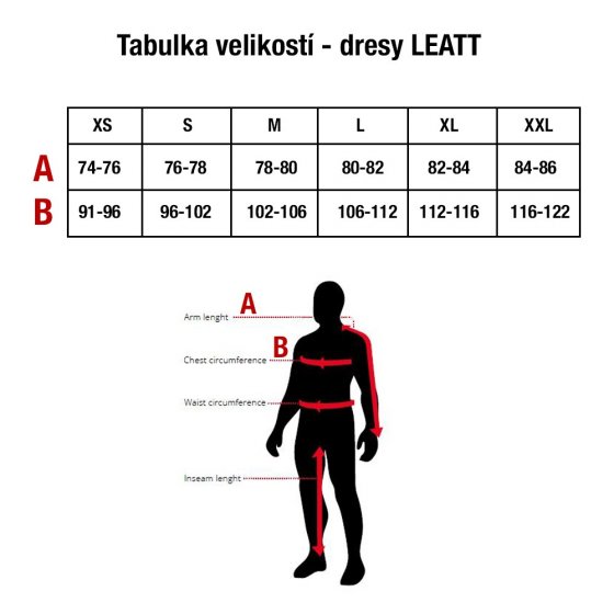 Dres - LEATT DBX 3.0 2019 - černá