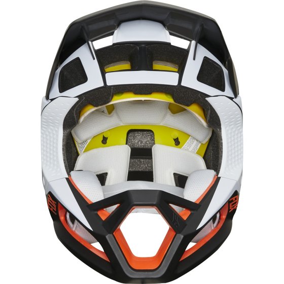 Integrální přilba - FOX Proframe October LE Helmet 2018 - Black/White/Orange