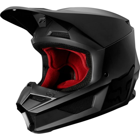 Integrální přilba - FOX V1 Matte helmet 2019 - Matte Black