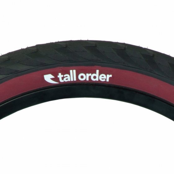 Plášť BMX - TALL ORDER Wallride - Black Red Wall 
