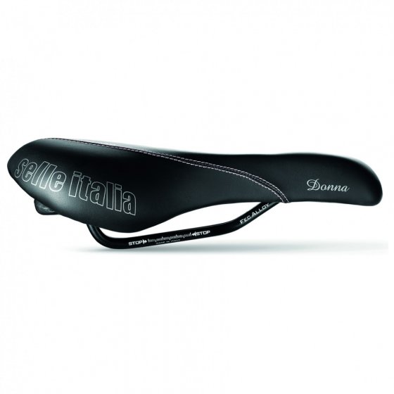 Dámské cyklistické sedlo Selle Italia Sella Donna Gel Flow L2 Black 160x262mm