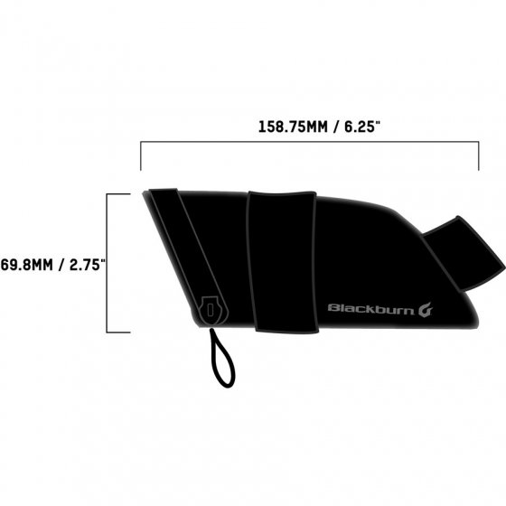 Brašna - BLACKBURN Grid Reflective Seat Bag - Small