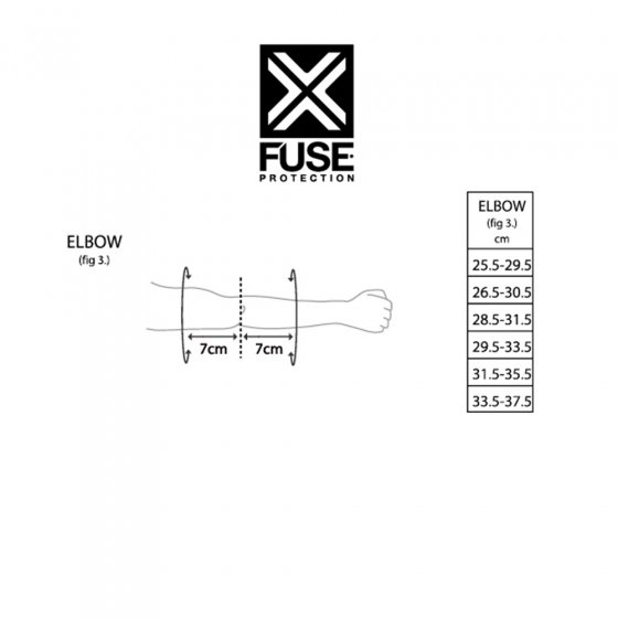 Chrániče loktů - FUSE Delta Elbow Pad - černá