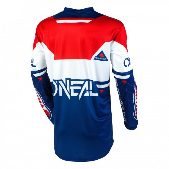 Dres O´Neal Element WARHAWK modrá/červená S