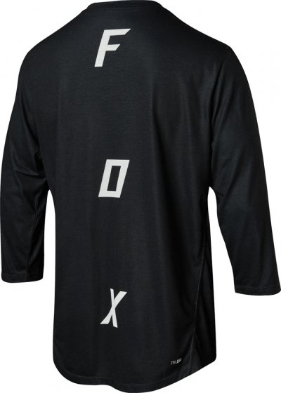 Pánský cyklo dres Fox Indicator 3/4 Asym Jersey Black L