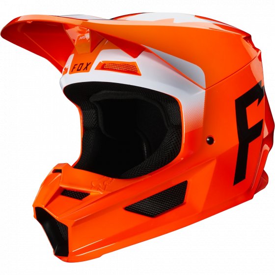 Integrální přilba - FOX V1 Werd Helmet 2020 - Fluo Orange