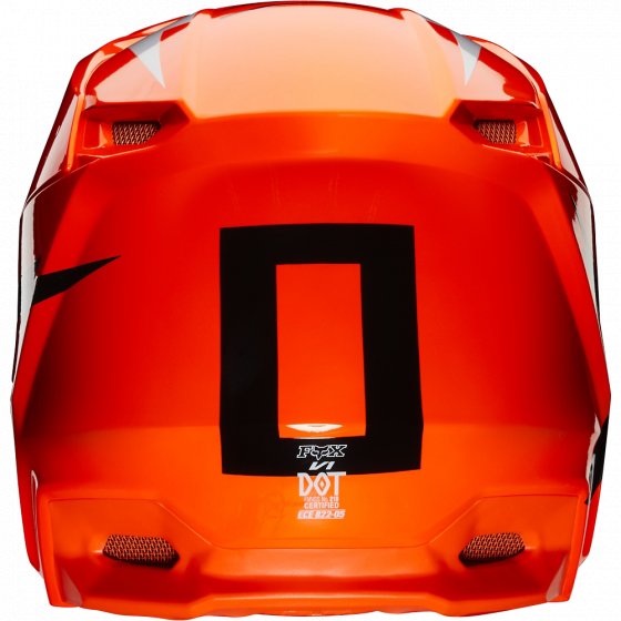 Integrální přilba - FOX V1 Werd Helmet 2020 - Fluo Orange