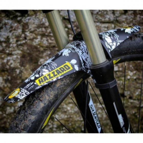 Přední blatník - MUCKY NUTZ Face Fender Hazzard - bílý