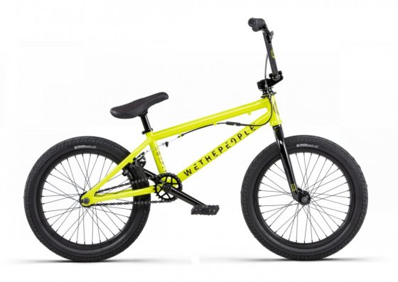 Freestyle BMX kolo - WE THE PEOPLE CRS 18" FS 2020 - Yellow