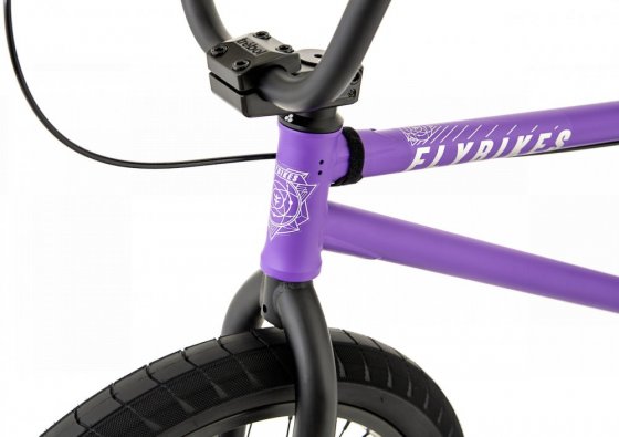 Freestyle BMX kolo - FLY BIKES Electron 20.5" LHD 2020 - fialová