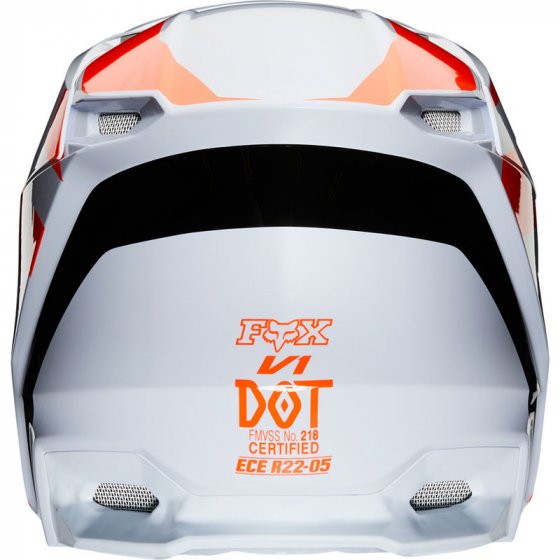 Integrální přilba - FOX V1 Prix Helmet 2020 - Fluo oranžová