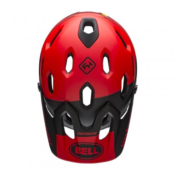 Přilba MTB - BELL Super DH Mips 2020 - červená/černá