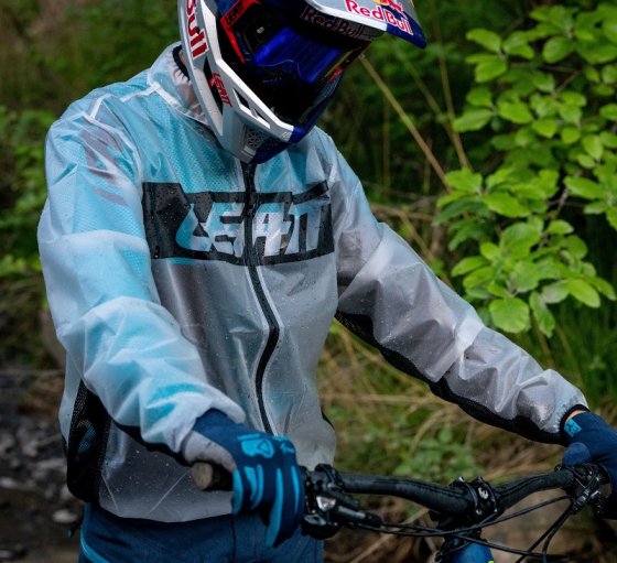 Pláštěnka - LEATT Race Cover Jacket - čirá