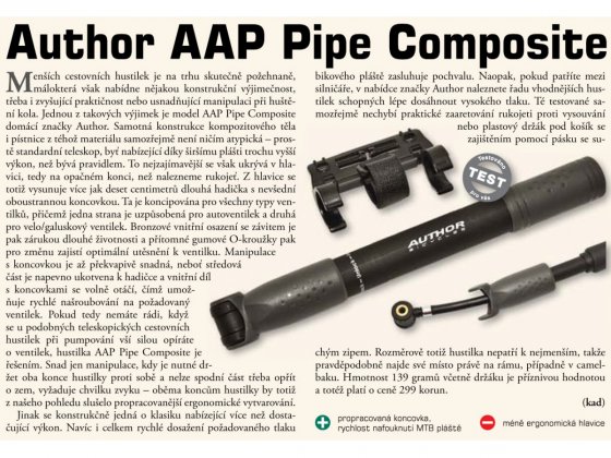 Pumpa - AUTHOR AAP Pipe Composite - černá