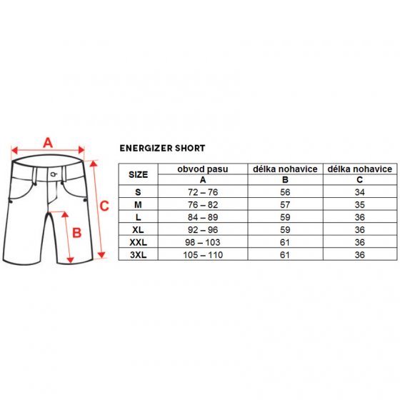 Kraťasy - HAVEN Energizer - Black/Green/White