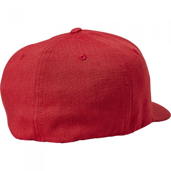 Pánská kšiltovka Fox Transposition Flexfit Hat Red/Black L/XL