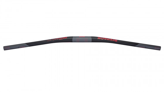Řídítka SIXPACK Millenium Carbon 20 mm, 31,8/805 mm černá/červená