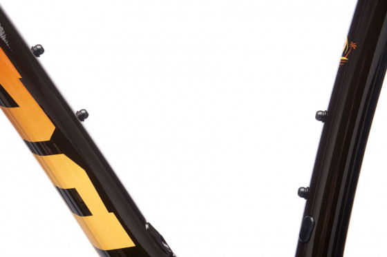 Horské MTB kolo - KONA Blast 2021 - Gloss Chocolate / Yellow