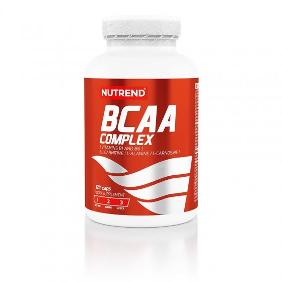 Aminokyseliny - NUTREND BCAA Complex - 120 kapslí