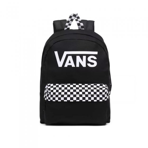 Batoh - VANS Realm Backpack - Černá/Bílá