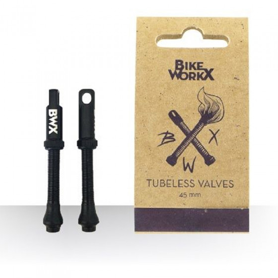 Bezdušové ventilky - BIKEWORKX Tubeless Valves - Galuskové