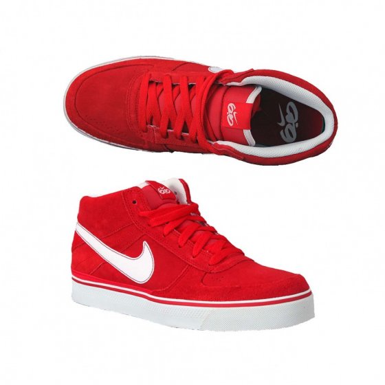 Boty - NIKE 6.0 Mavrk MID 2 University Red / White