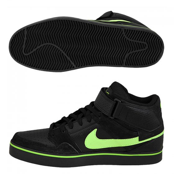 Boty - NIKE 6.0 Mogan MID 2 Second Edition Black / Volt