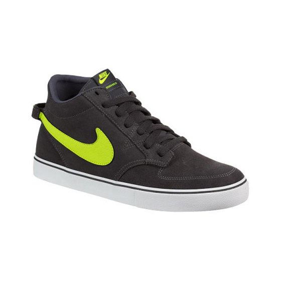 Boty - NIKE Braata LR MID Dark Grey / Volt White