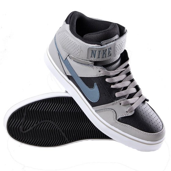 Boty - NIKE  Mogan MID 2 SE Medium Grey / Black