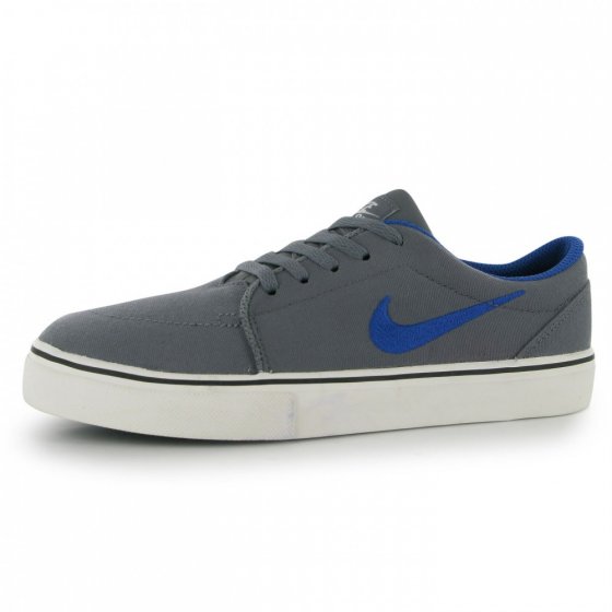 Boty - NIKE SB Satire Canvas 2014 - Cool Grey / Blue