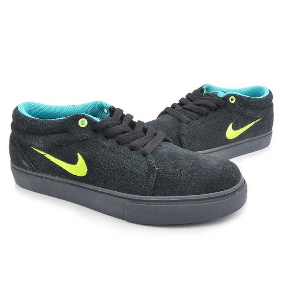 Boty - NIKE SB Satire MID 2015 - Black / Volt - 44 Eur (likvidace skladu)