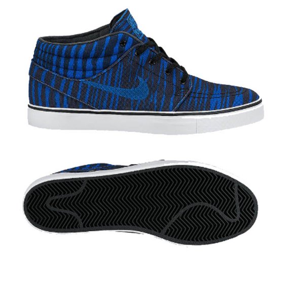 Boty - NIKE SB Stefan Janoski MID Premium 2014 Black / Blue