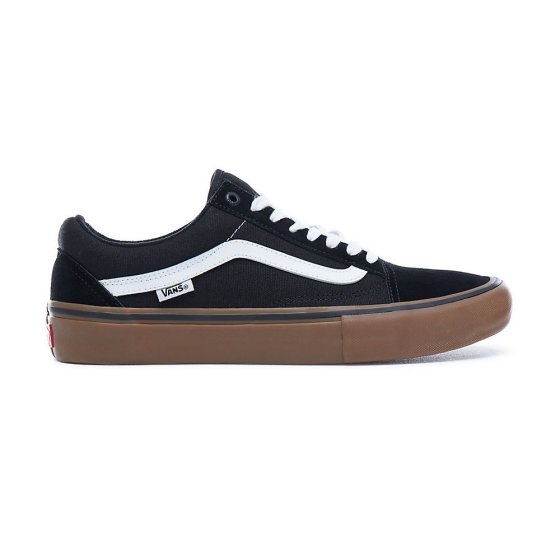 Boty - VANS Old Skool PRO - Black/White/Gum