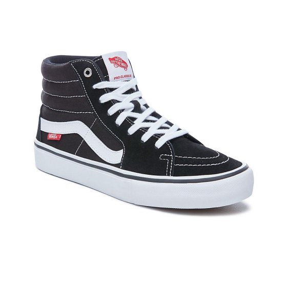 Boty - VANS SK8-Hi PRO - Black/White