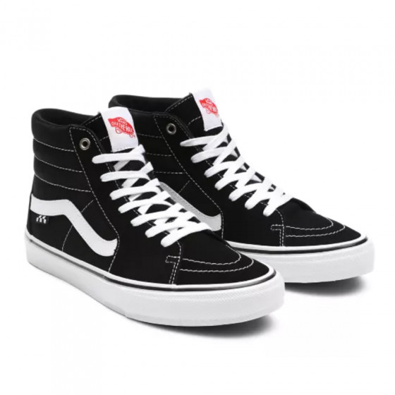 Boty - VANS SK8-HI Skate - Black / White