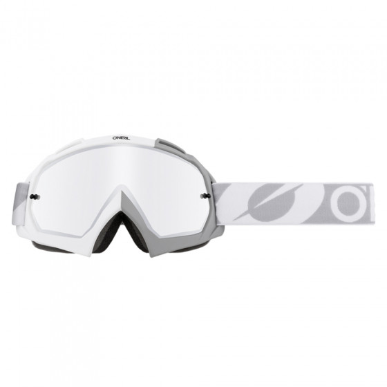 Brýle - O'NEAL B-10 TwoFace zrcadlové 2021 - bílá/šedá