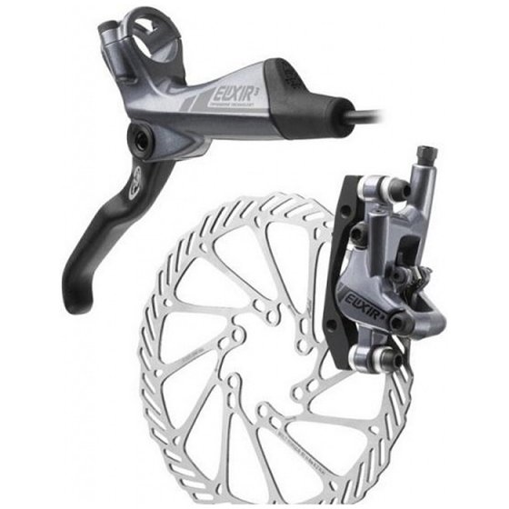 Brzda MTB - AVID Elixir 3 - přední + zadní - šedá