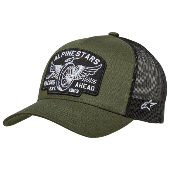 Čepice - ALPINESTARS Heritage Patch Trucker 2025 - Military / Black