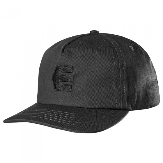 Čepice - ETNIES Icon Destruct Snapback - Black/Black