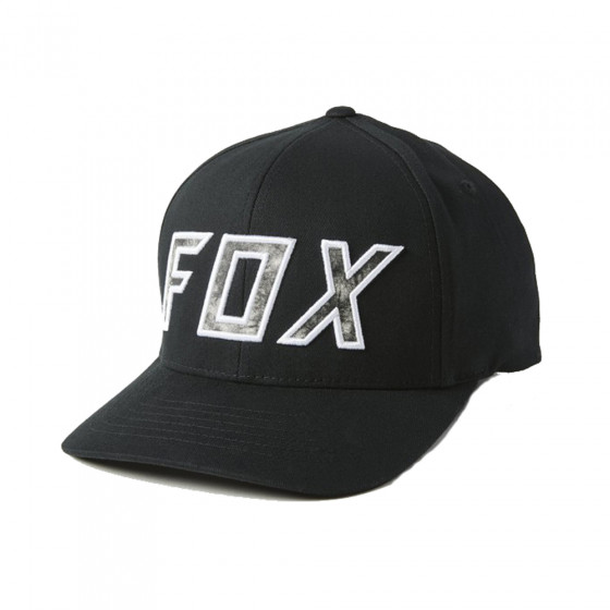 Čepice - FOX Down N Dirty Flexfit Hat -  Black/White