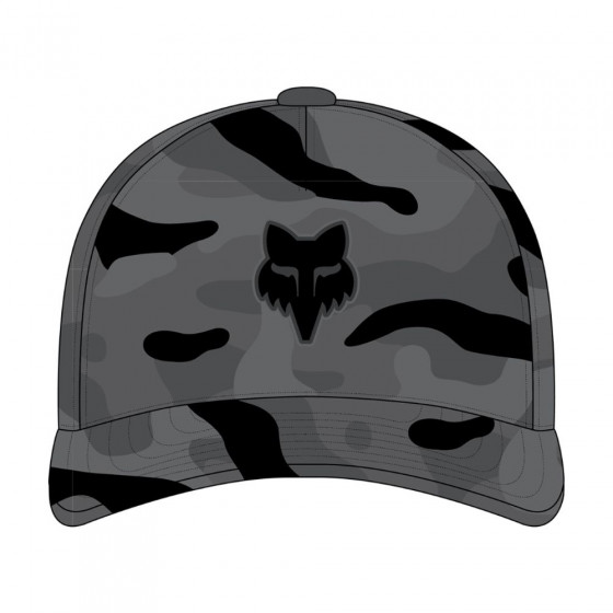 Čepice - FOX Fox Head Flexfit Hat - Black Camo