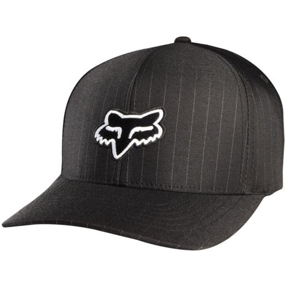 Čepice - FOX Legacy Flexfit Hat 2018 - Black Pinstripe
