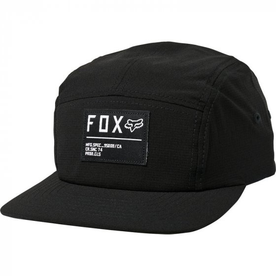 Čepice - FOX Non Stop 5 Panel Hat 2020 - černá/bílá