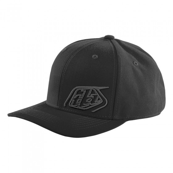 Čepice - TROY LEE DESIGNS Curved Snapback Crop - Black/Charcoal