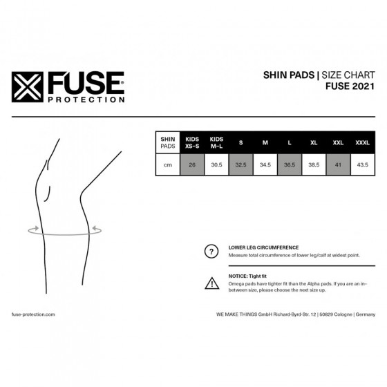 Chrániče holení - FUSE Alpha Shin Pad 