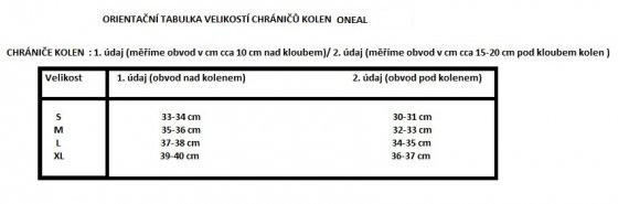 Chrániče kolen - O'NEAL Junction Lite 2023 - černá