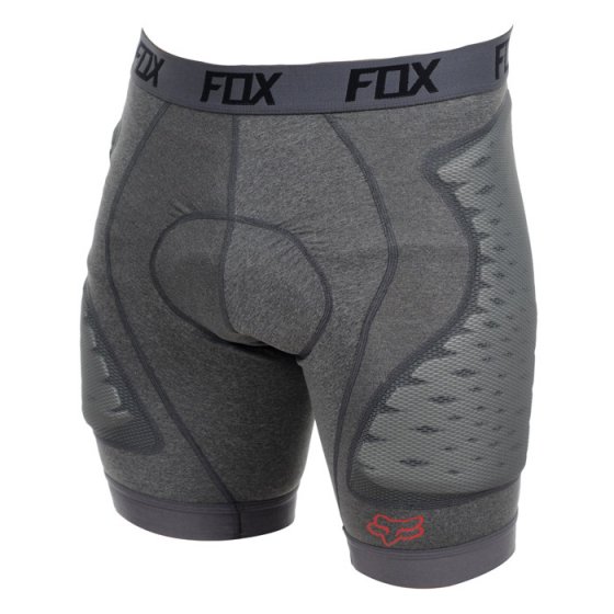 Chráničové šortky - FOX Titan Race Shorts 2017 - charcoal