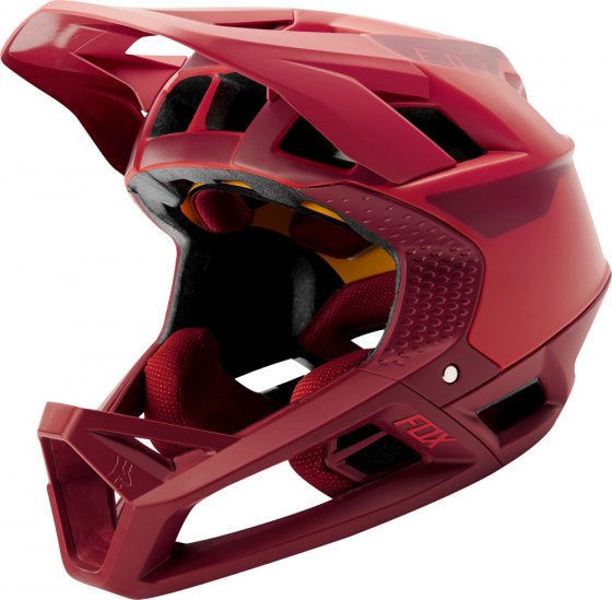 Cyklo přilba Fox Proframe Helmet Quo Bright Red S