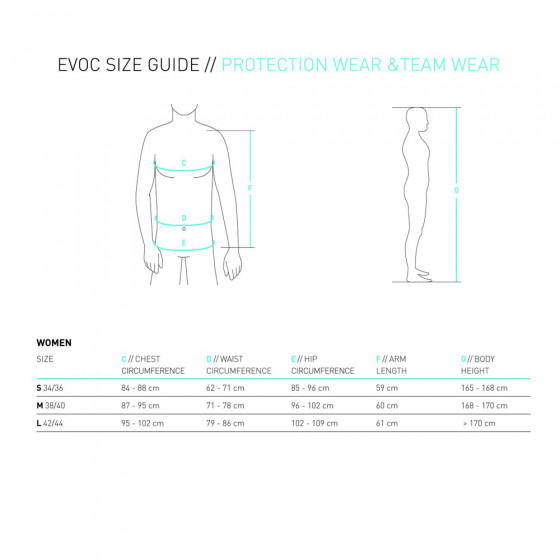Dámská chráničová vesta - EVOC Protector Vest Women - Carbon Grey