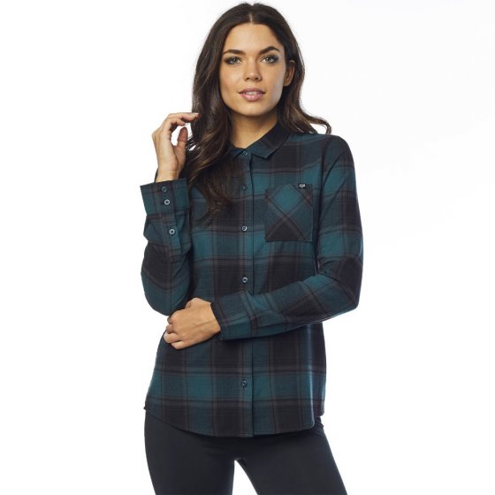 Dámská košile - FOX Kick It Ls Flannel 2018 - Jade